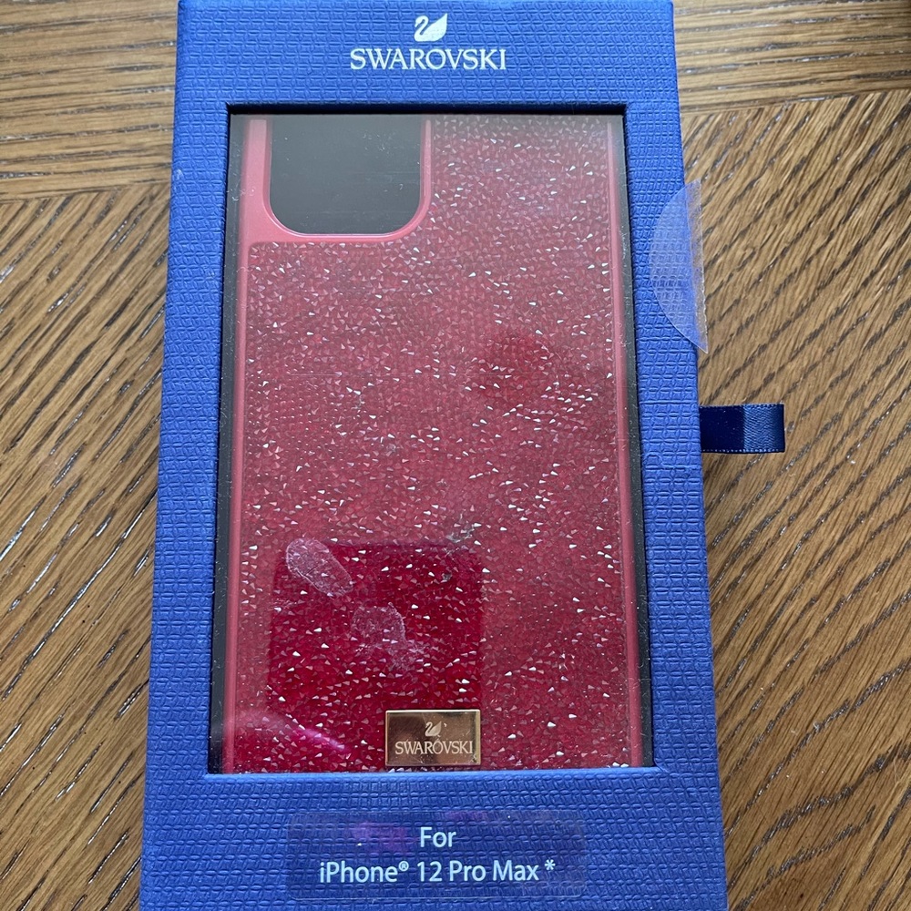 Swarovski red iPhone 12 Pro Max case